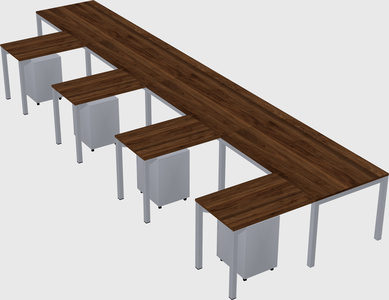 L-shaped desk