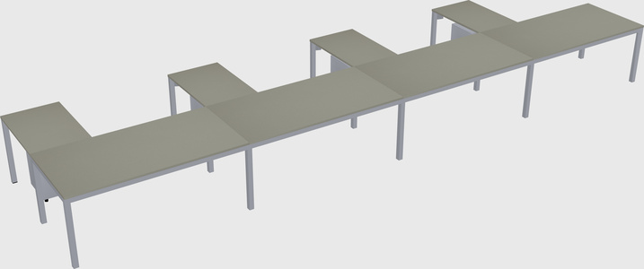 L-shaped desk