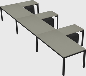L-shaped desk