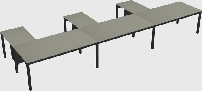 L-shaped desk