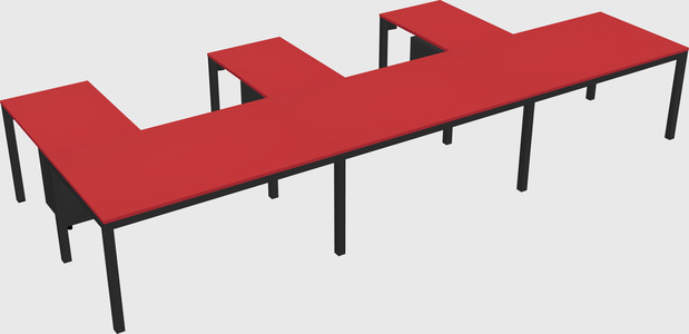 L-shaped desk