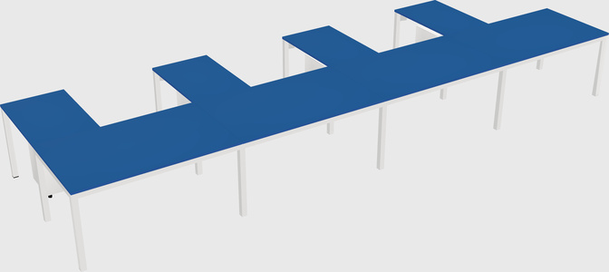 L-shaped desk