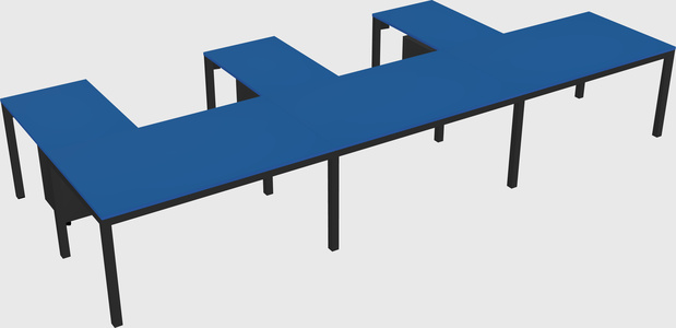 L-shaped desk