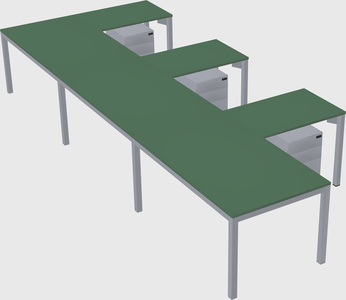 L-shaped desk