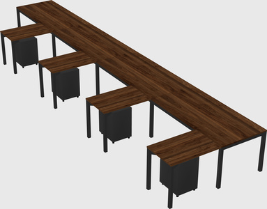 L-shaped desk