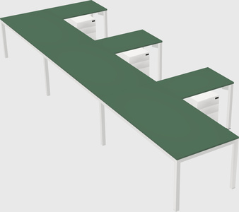 L-shaped desk