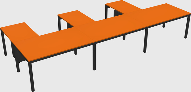 L-shaped desk