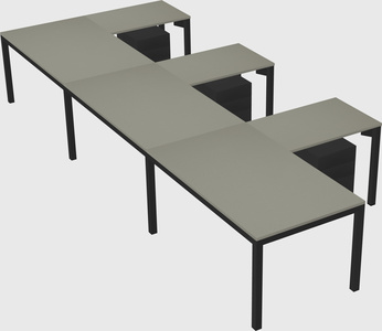 L-shaped desk