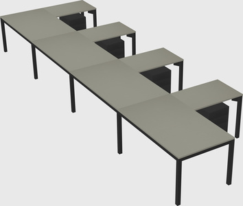 L-shaped desk