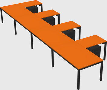 L-shaped desk