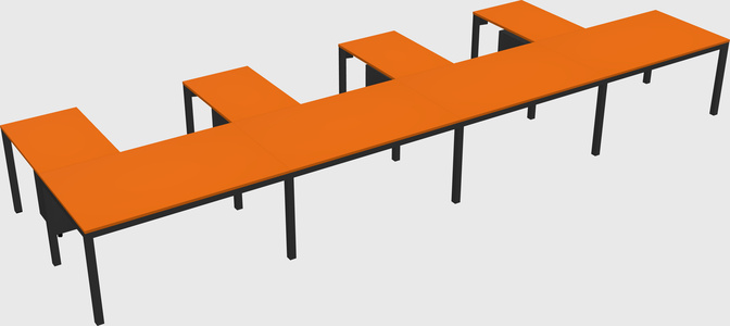 L-shaped desk