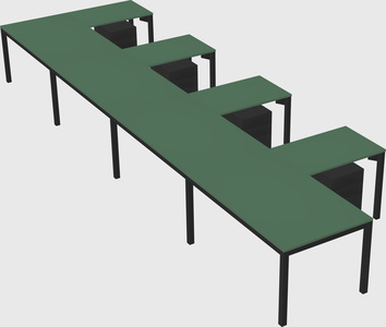 L-shaped desk
