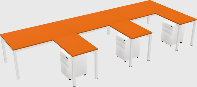L-shaped desk