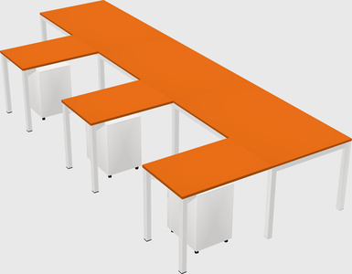 L-shaped desk