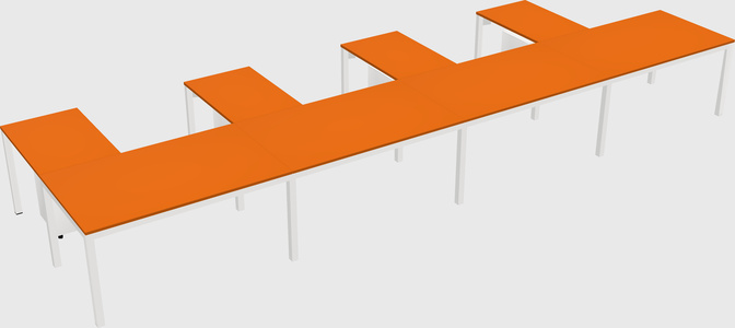 L-shaped desk