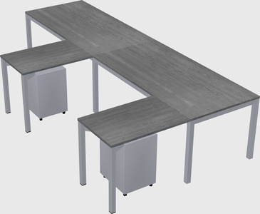L-shaped desk