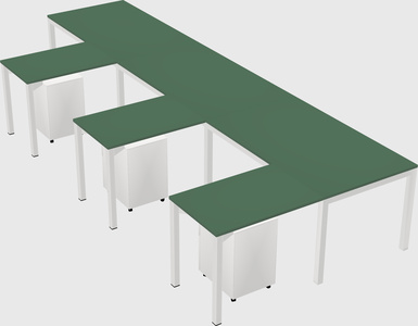 L-shaped desk