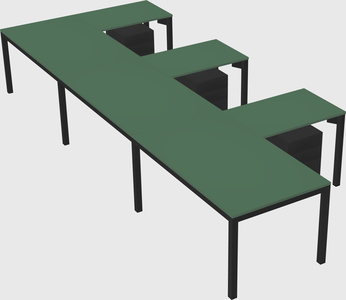 L-shaped desk