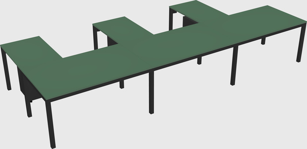 L-shaped desk