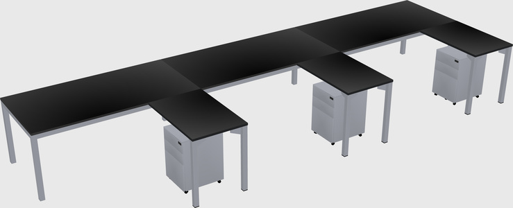 L-shaped desk