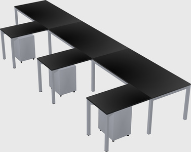L-shaped desk