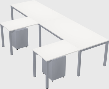 L-shaped desk