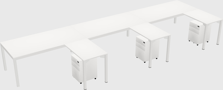 L-shaped desk