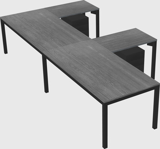 L-shaped desk