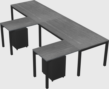 L-shaped desk