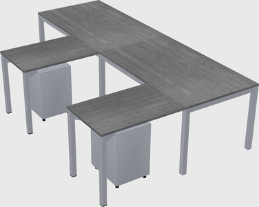L-shaped desk