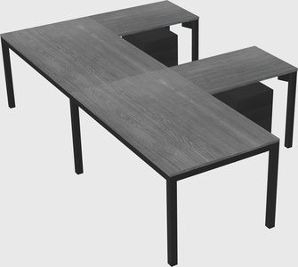 L-shaped desk