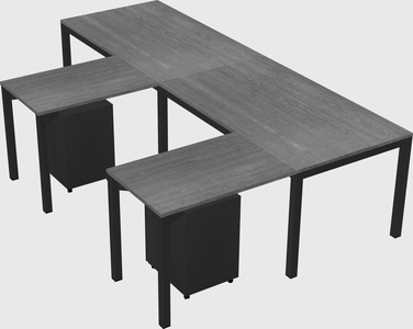 L-shaped desk