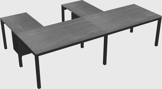 L-shaped desk