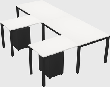 L-shaped desk