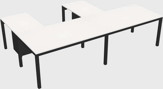 L-shaped desk