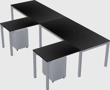 L-shaped desk
