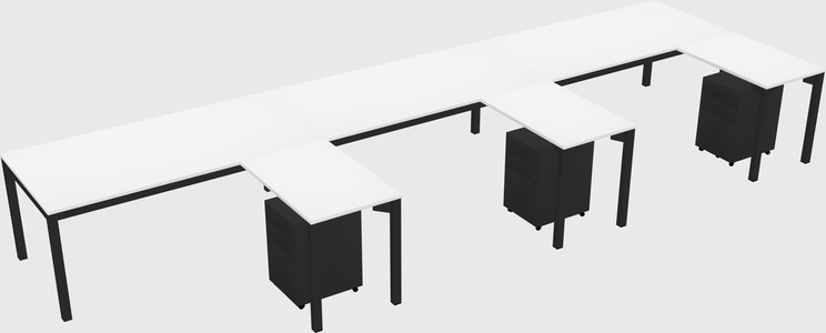 L-shaped desk