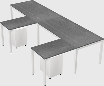 L-shaped desk