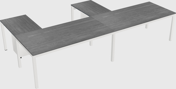 L-shaped desk