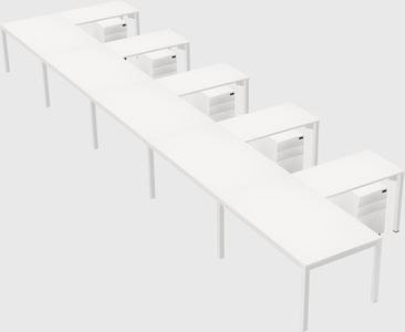 L-shaped desk