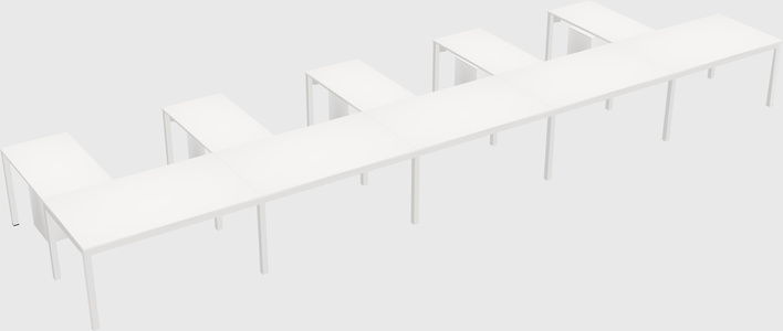L-shaped desk