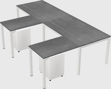 L-shaped desk