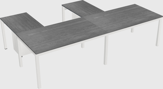 L-shaped desk