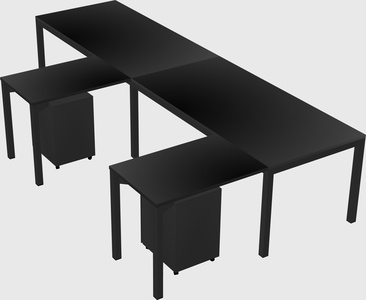 L-shaped desk