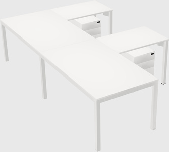 L-shaped desk