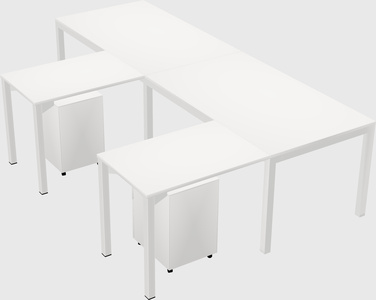 L-shaped desk