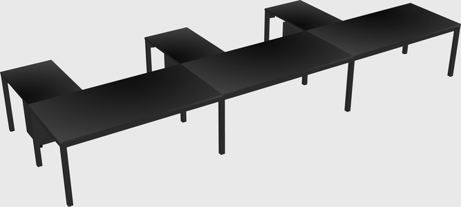 L-shaped desk