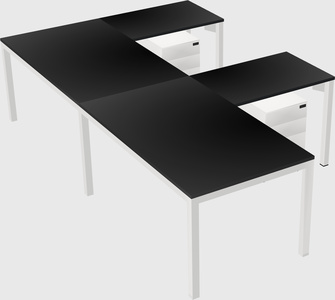 L-shaped desk