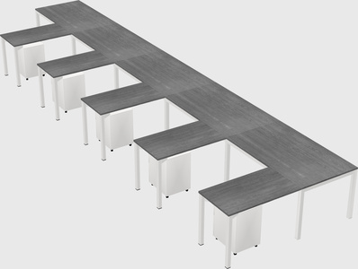 L-shaped desk