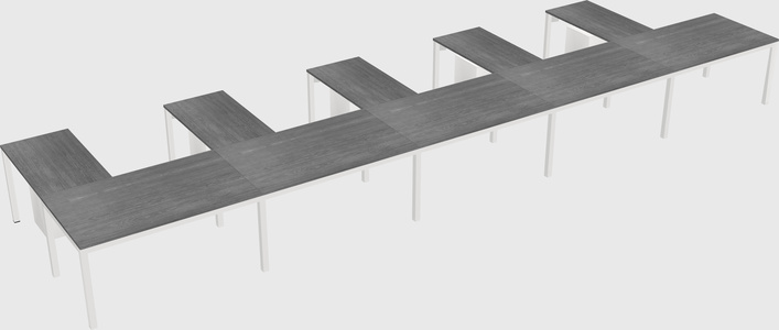 L-shaped desk